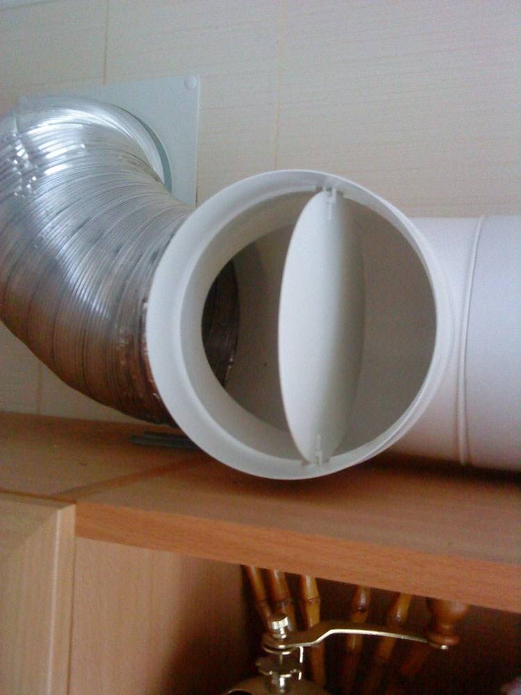 Обратный клапан для вентиляции (вытяжки): для чего нужен, установка в кухню и ванную