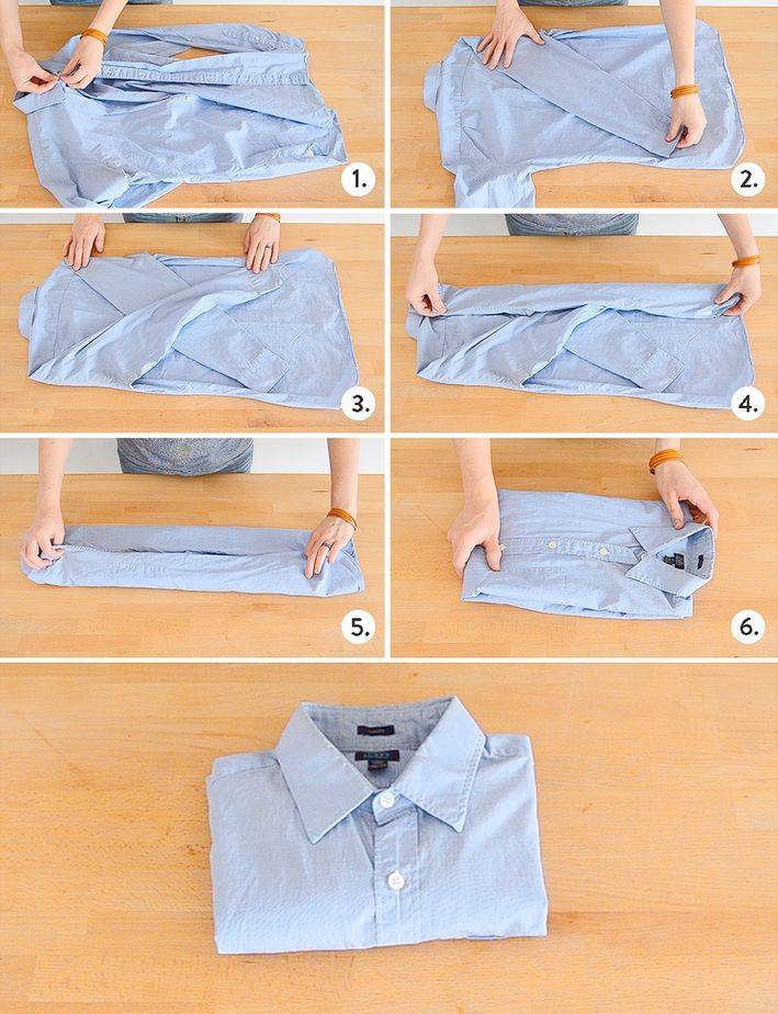 Как правильно складывать футболки после глажки, чтобы они не мялись