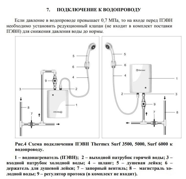 Подключение накопительного и проточного водонагревателя (бойлера) к водопроводу – схемы и видео инструкции для проведения монтажа своими руками