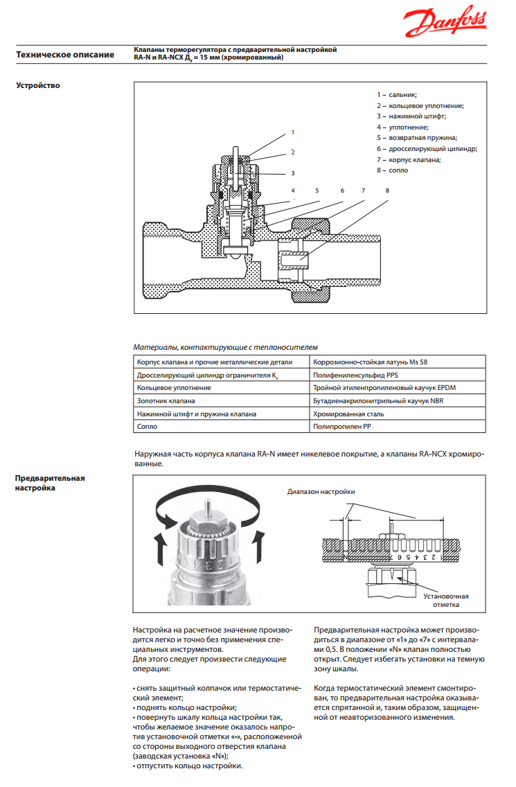 Терморегулятор danfoss: принцип работы, инструкция, отзывы