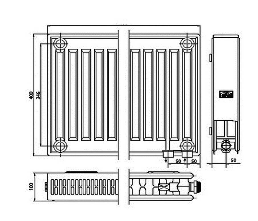 Подключение радиаторов отопления с нижней подводкой в домах