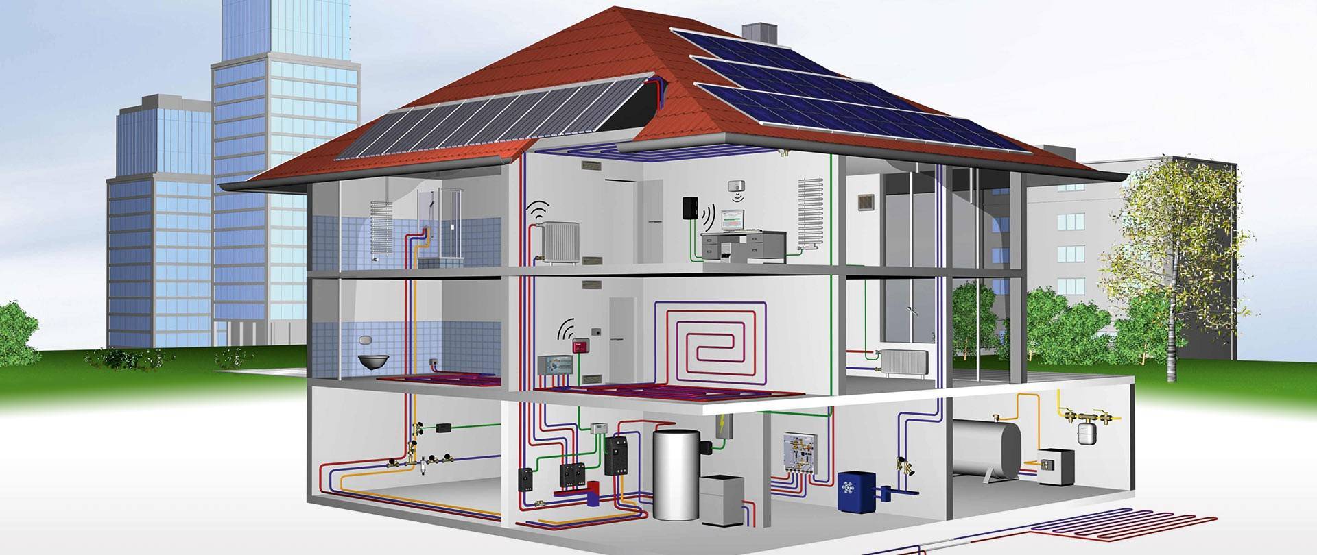 Проектирование системы отопления в частном доме своими руками