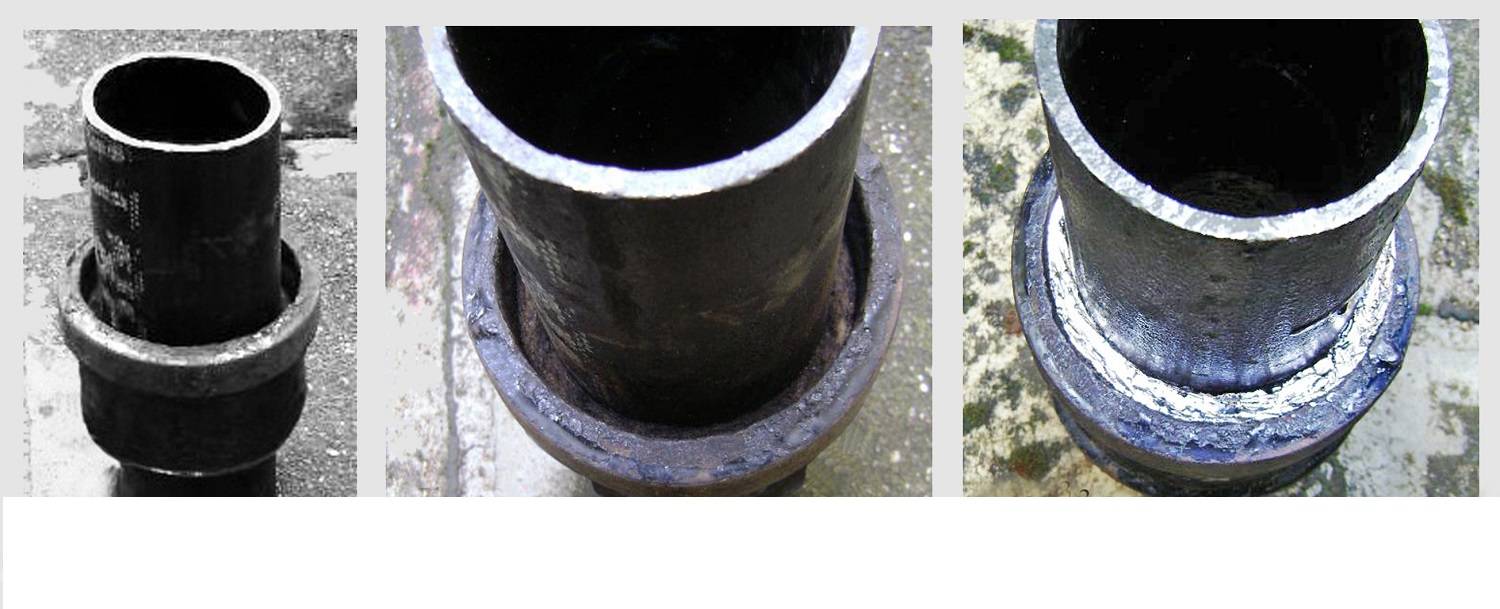 Монтаж чугунной канализации: особенности стыков чугунных канализационных труб