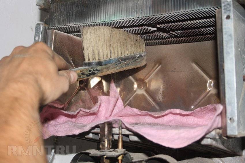 Как самому промыть теплообменник газового котла аристон?