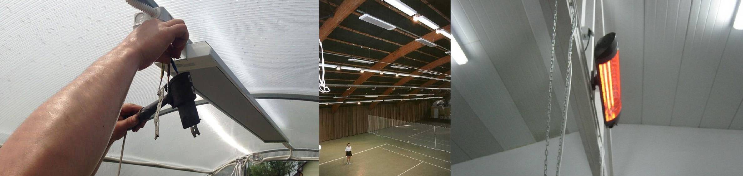 Как правильно повесить инфракрасный обогреватель на потолок?