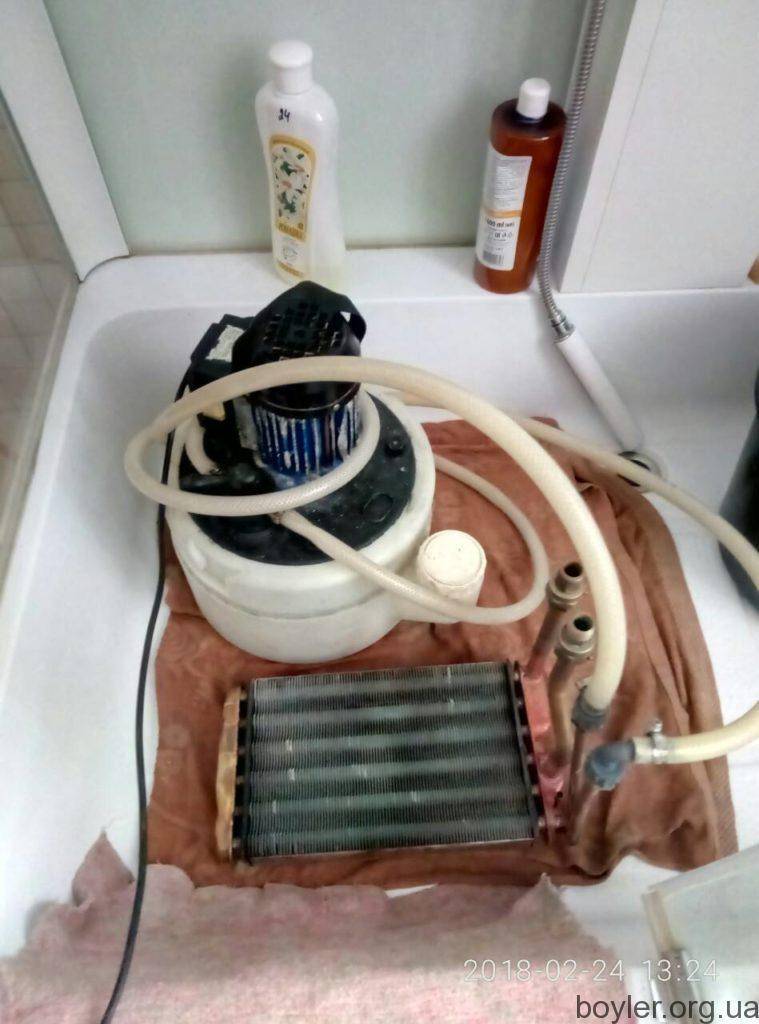 Ремонт теплообменника газового котла своими руками + особенности проведения замены детали