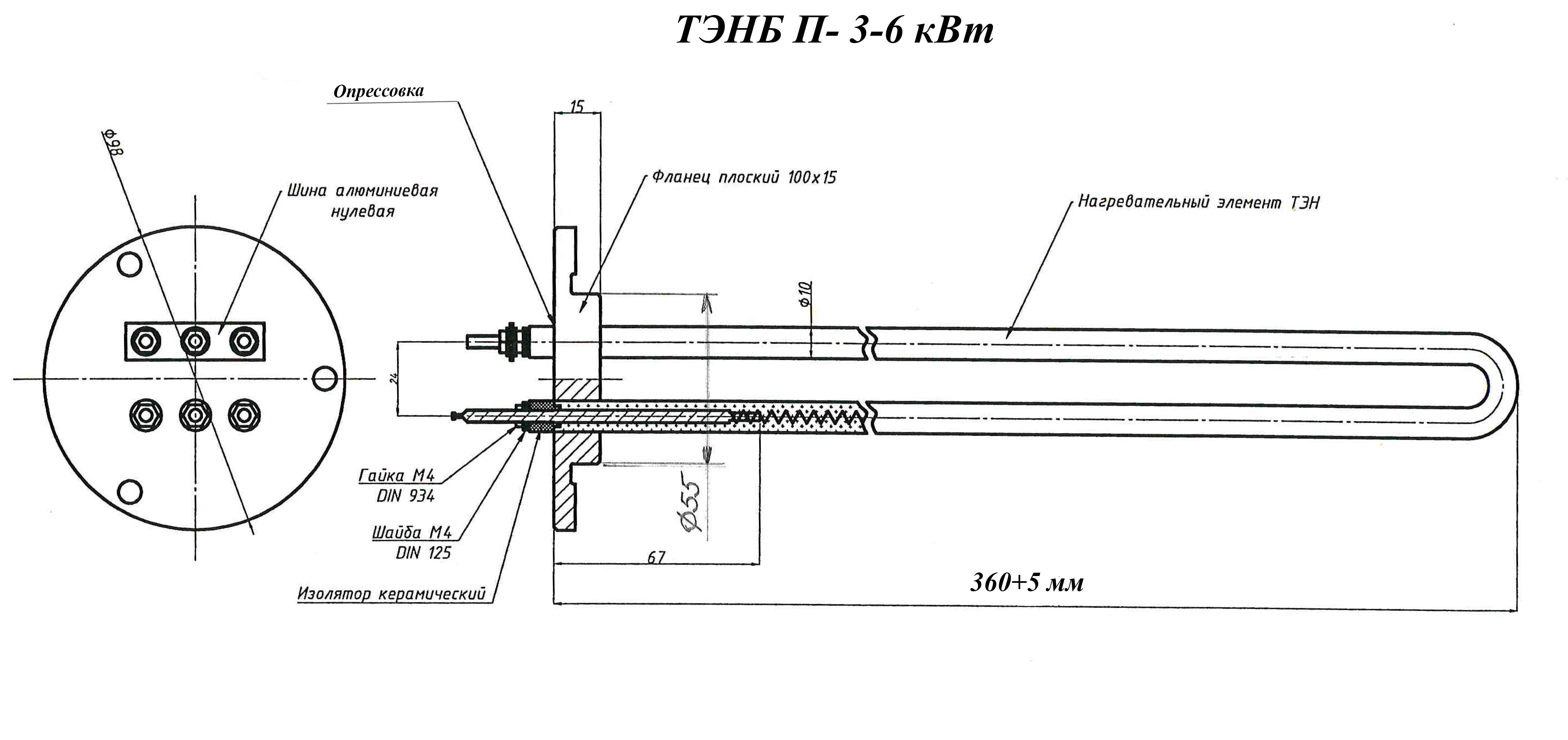 Терморегулятор для тэна и подключение тэна с терморегулятором