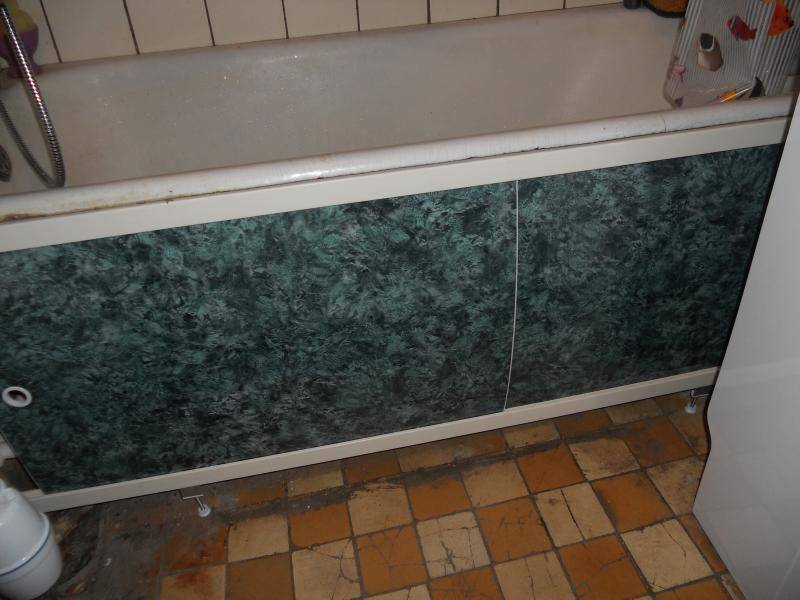 Как сделать экран под ванну своими руками из плитки, пластиковых панелей