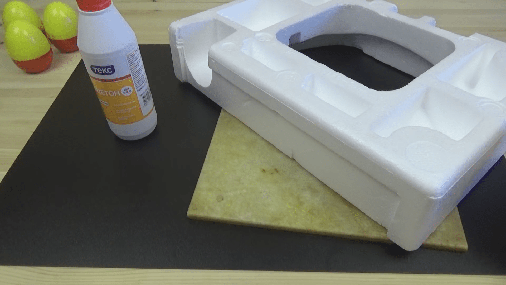 Шпаклевка для пенопласта – приготовление, нанесение состава