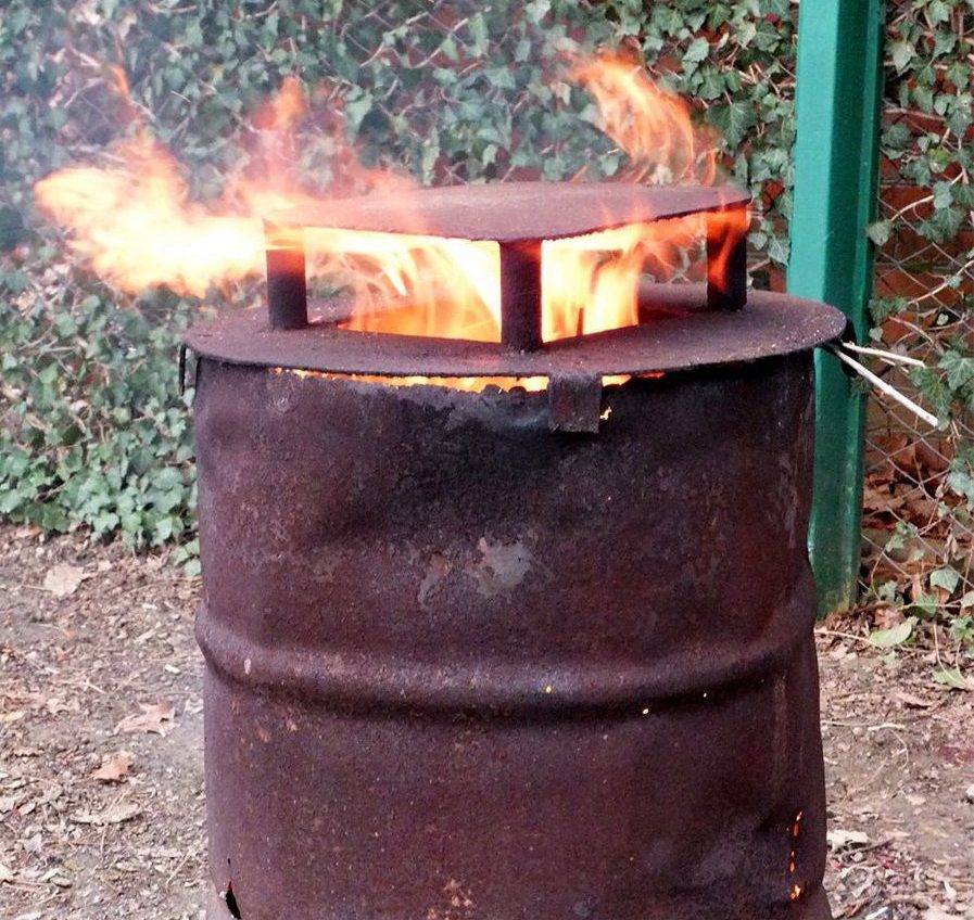 Печь для сжигания мусора: виды готовых и самодельных конструкций