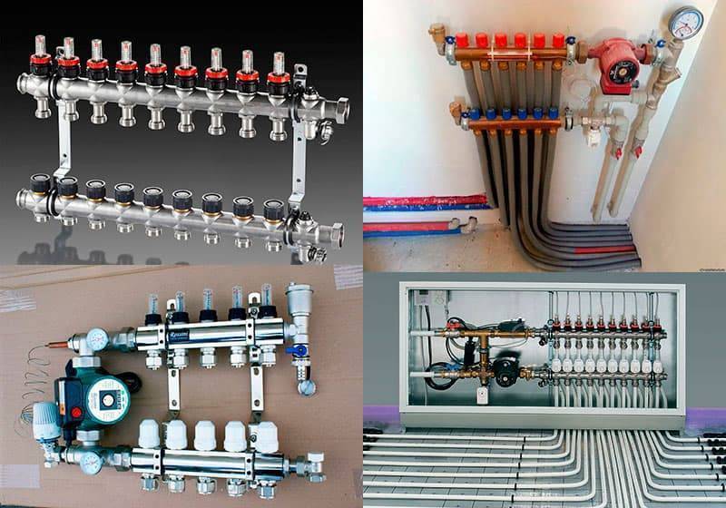 Коллектор для комбинированной системы отопления: виды отопительных устройств