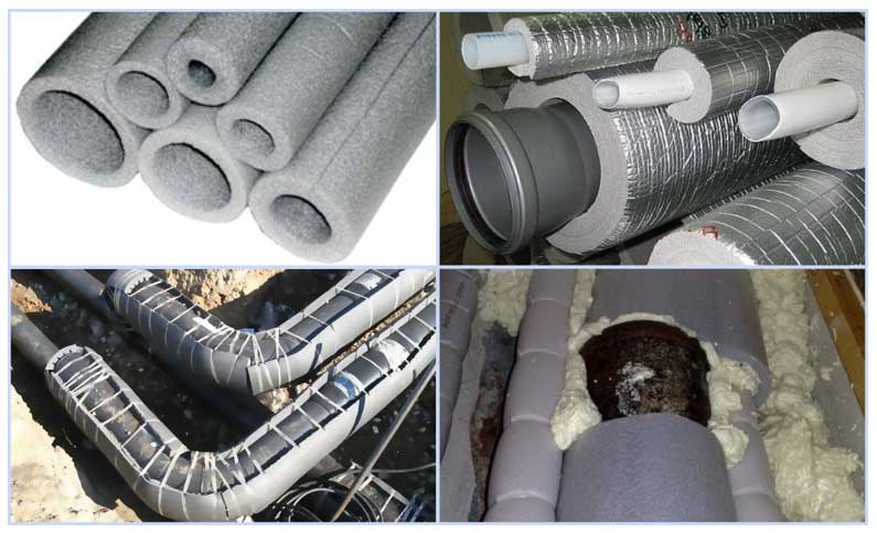 Теплоизоляция для труб отопления и трубопроводов: утеплитель и как изолировать, обмотка