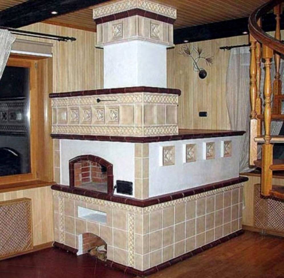 Плитка для печи — термостойкие, огнеупорные, керамические варианты для украшения печей (119 фото)