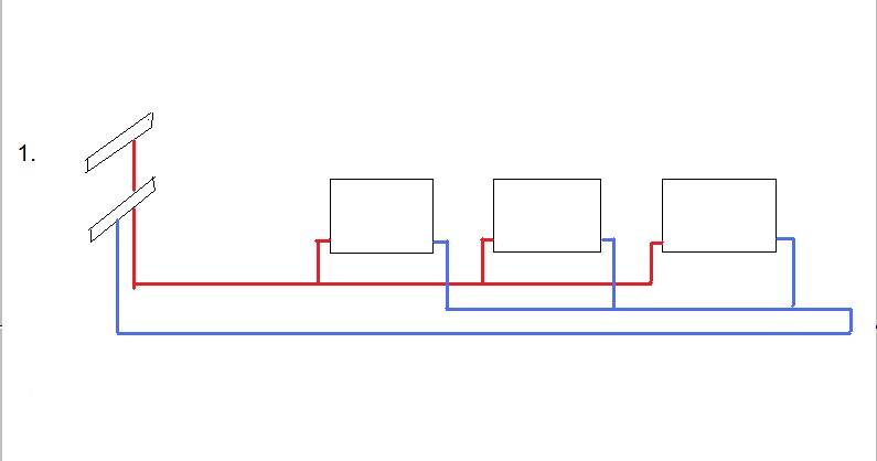 Схема отопительной системы для дома петли тихельмана