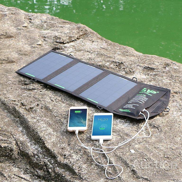 Солнечная батарея для зарядки телефона - область применения