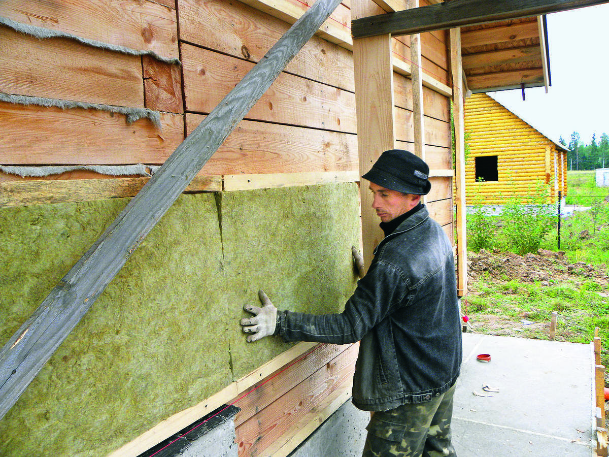 Подбор утеплителя для стен снаружи деревянного дома